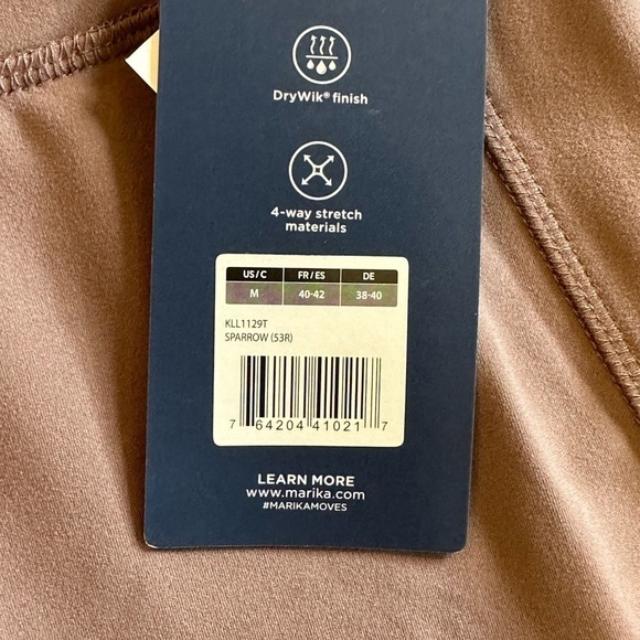 NWT Marika Women’s High Rise 25in Inseam Soft Leggings Size Medium​​​​​​​ - Picture 6 of 6